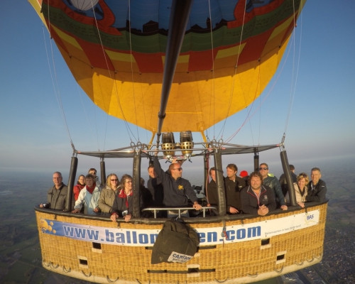 Ballonvaart in Lochem naar Vorden